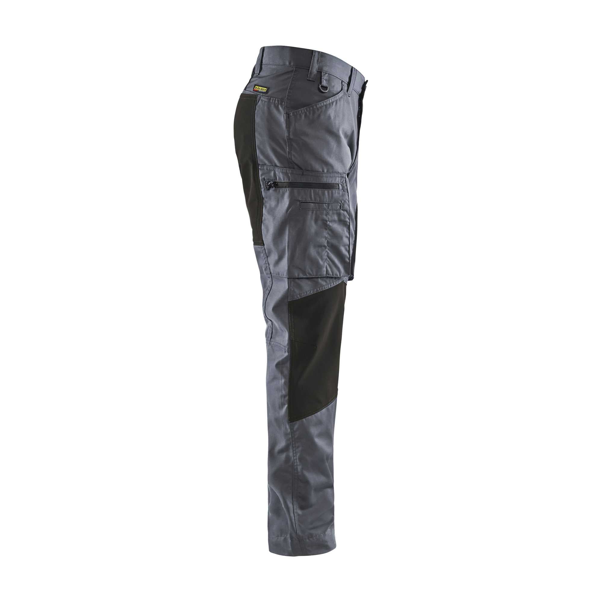 BLAKLADER 14591845 Service Trousers with Stretch Work Trousers Men - stretch panels